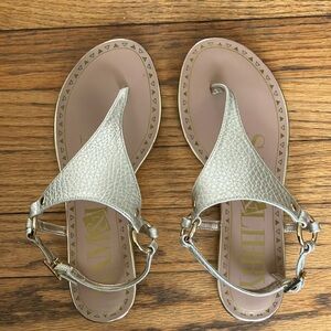 Thong Slingback Flat Sandals